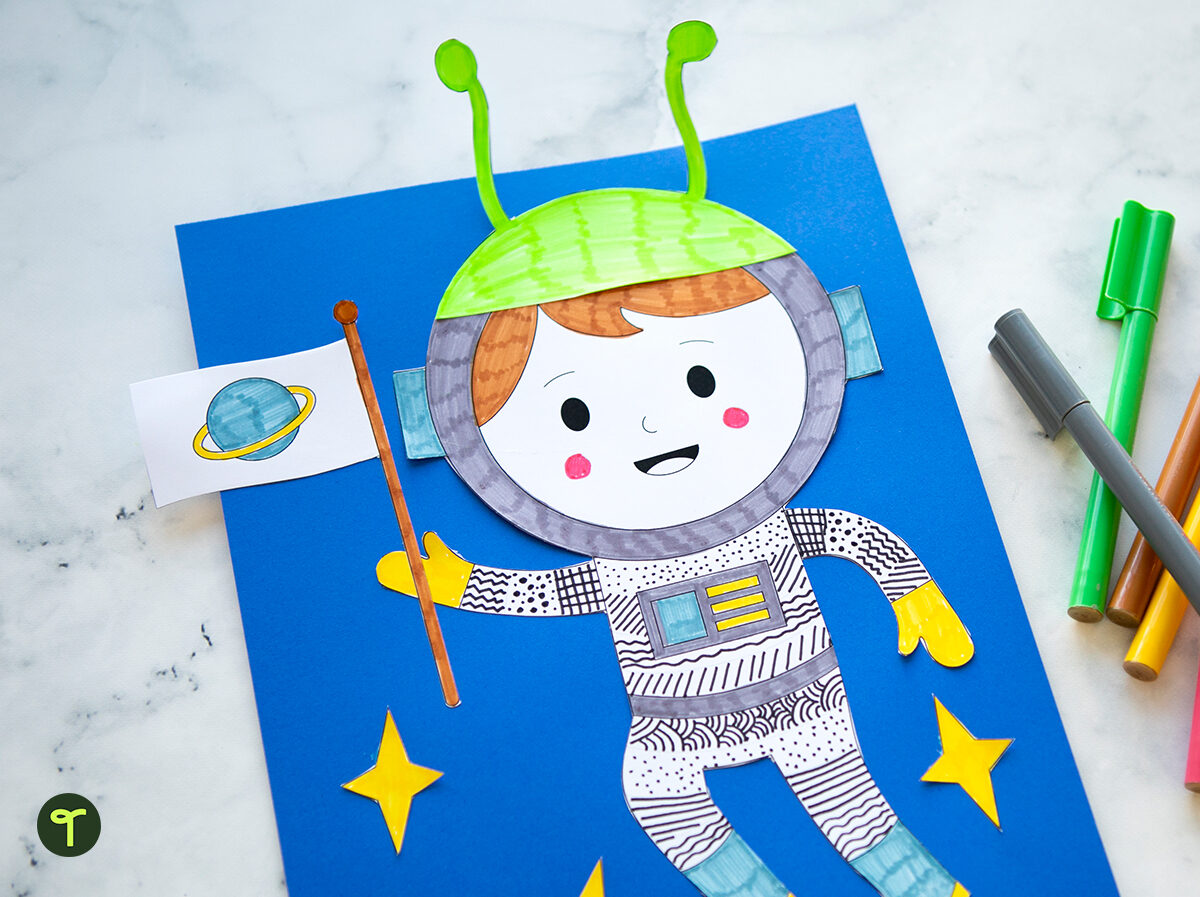 astronaut art for kids