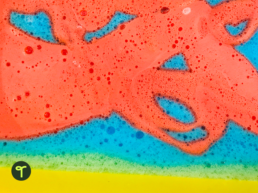 STEM Activity Rainbow Foam Soap - Teach Starter
