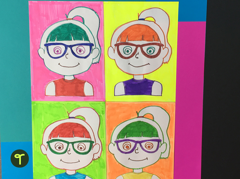 andy warhol art activity for kids