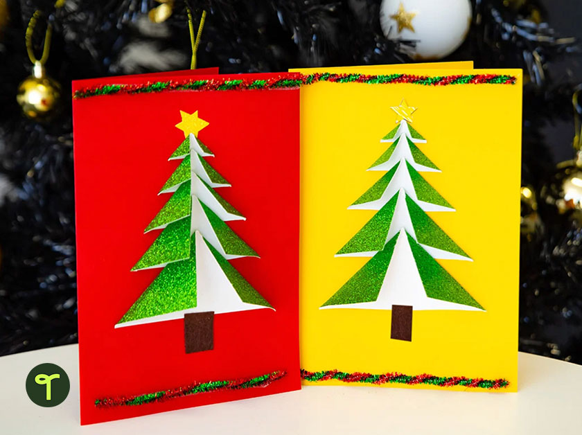 Christmas card kids craft — teach starter