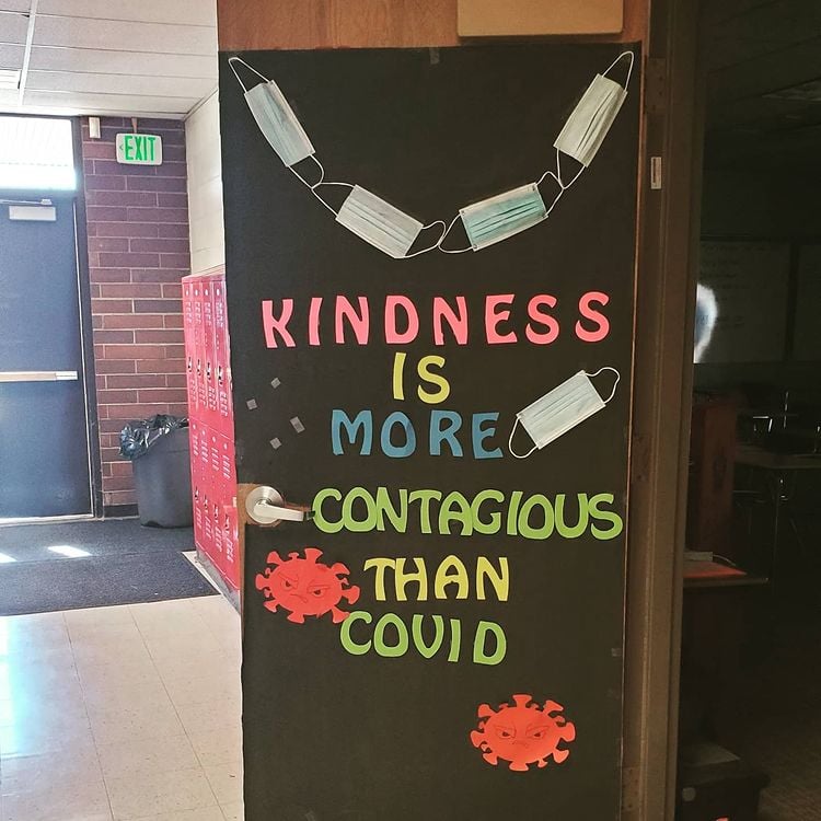 kindness is more contagious than covid