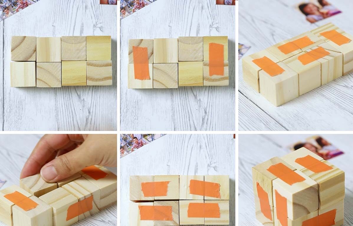 diy photo cube