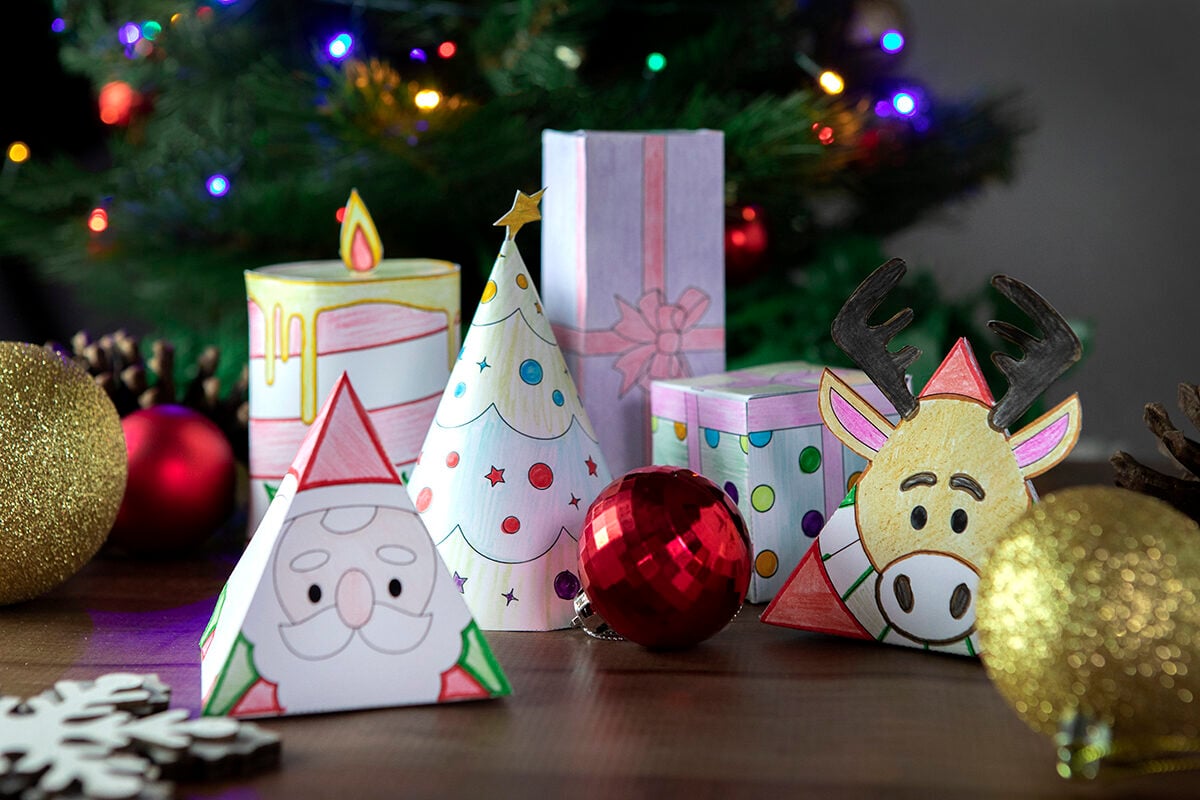 3-D Shapes - Christmas Ornaments Printable | Teach Starter