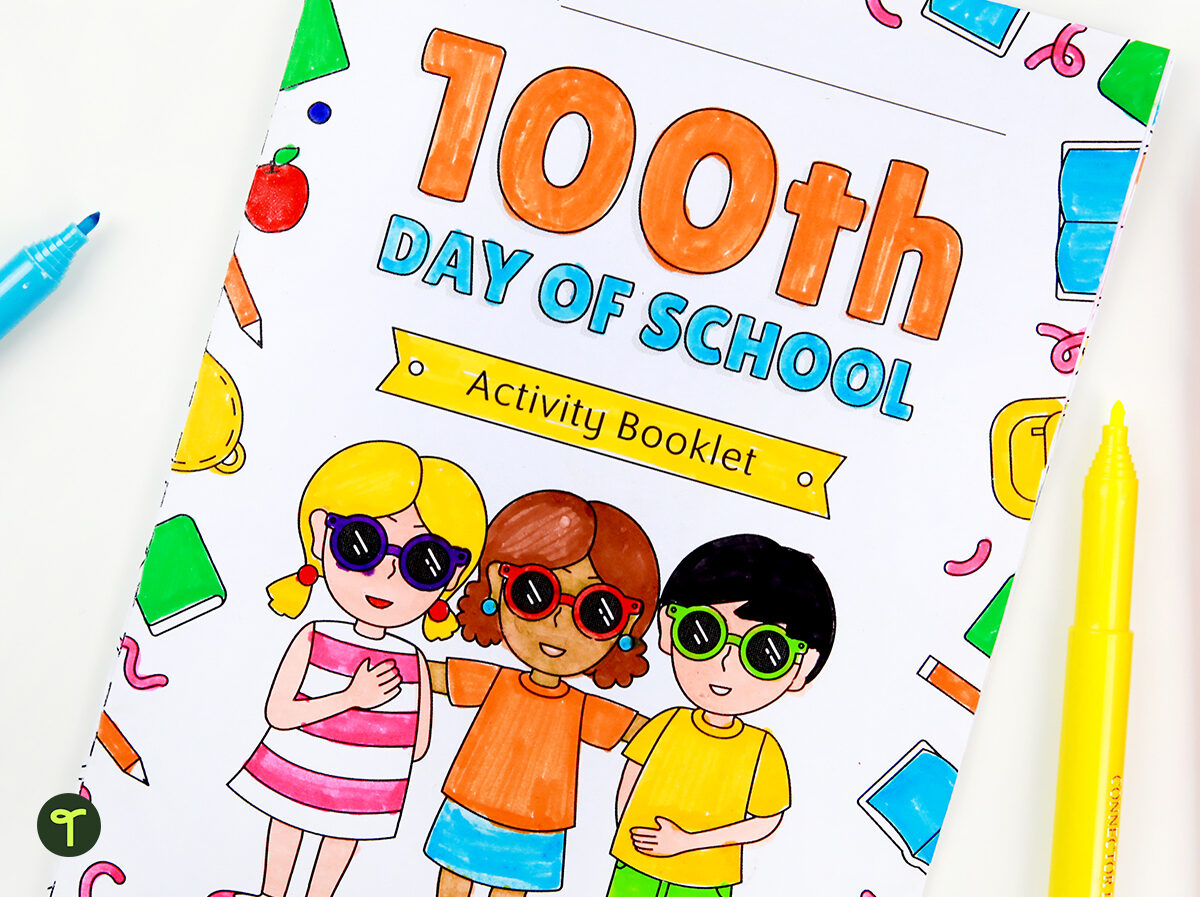 100th day of school activity book