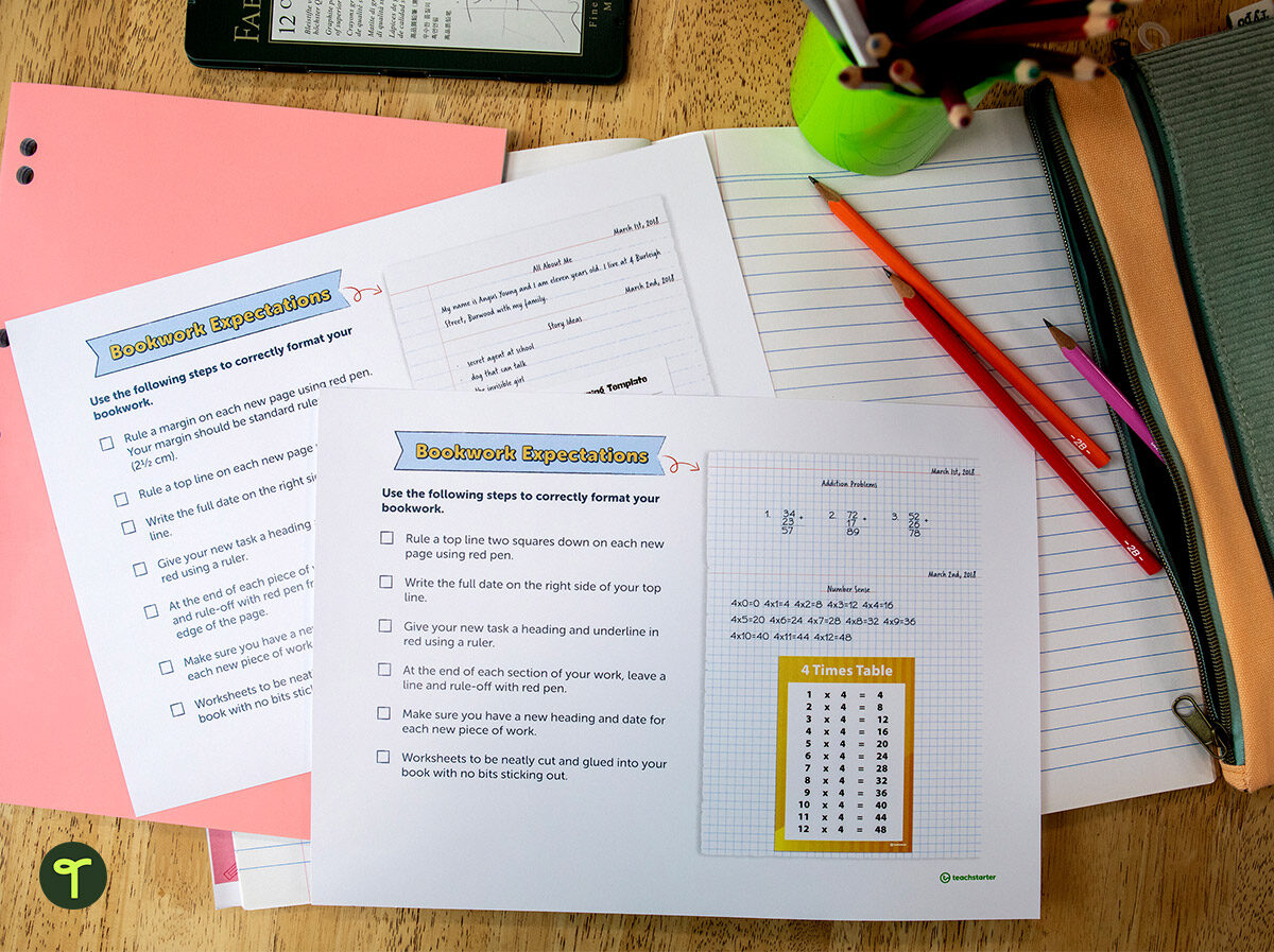 numeracy-bookwork-expectations