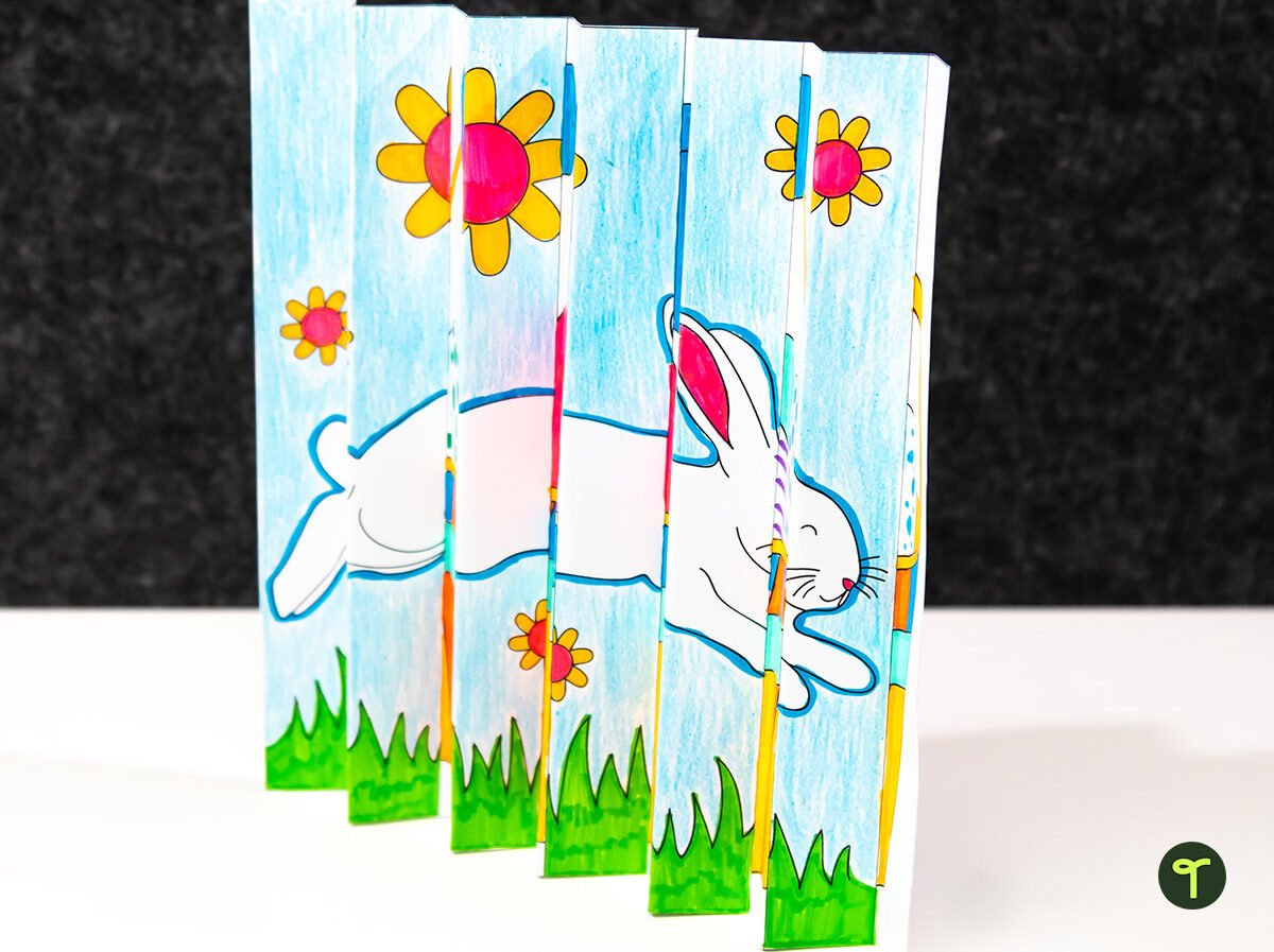 Hip Hop into Spring Bunny Craft and Writing by Happily Ever Elementary