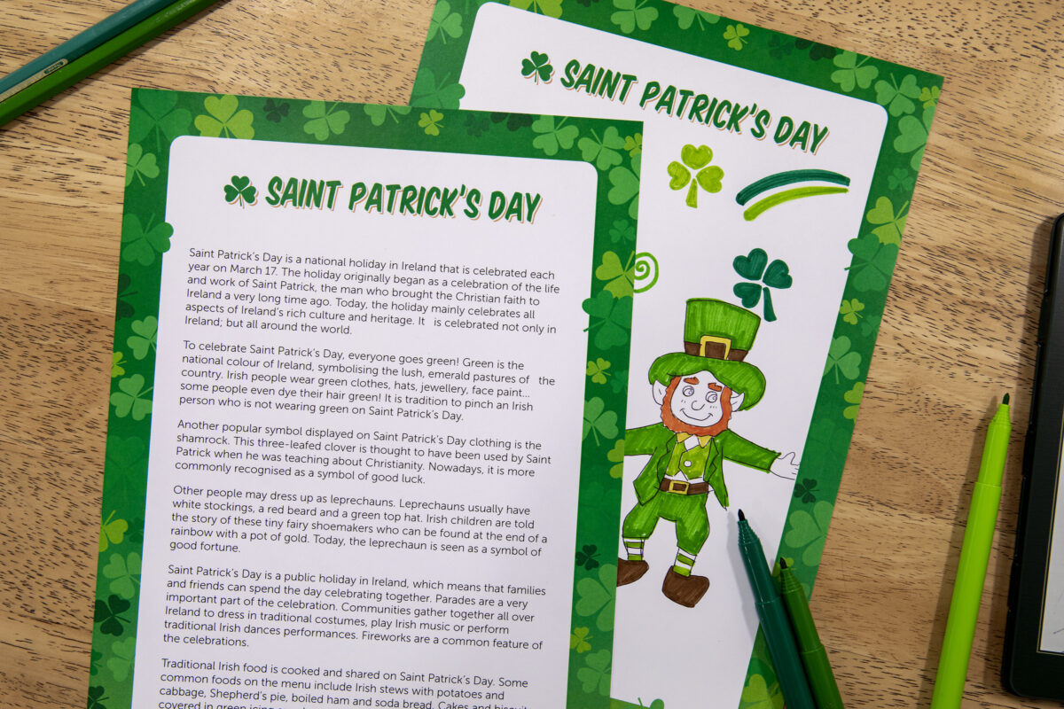 St. Patrick's Day Fact Sheet