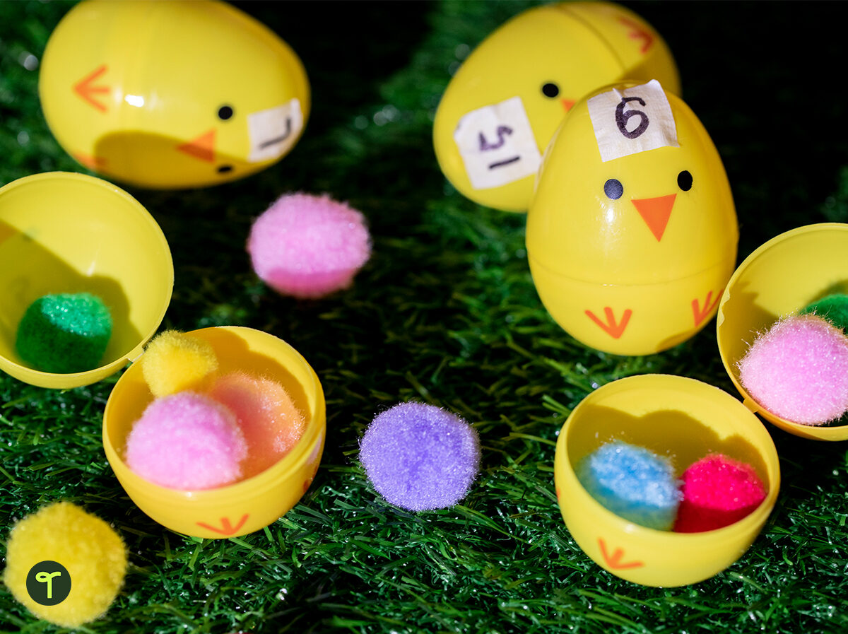 easter egg math game