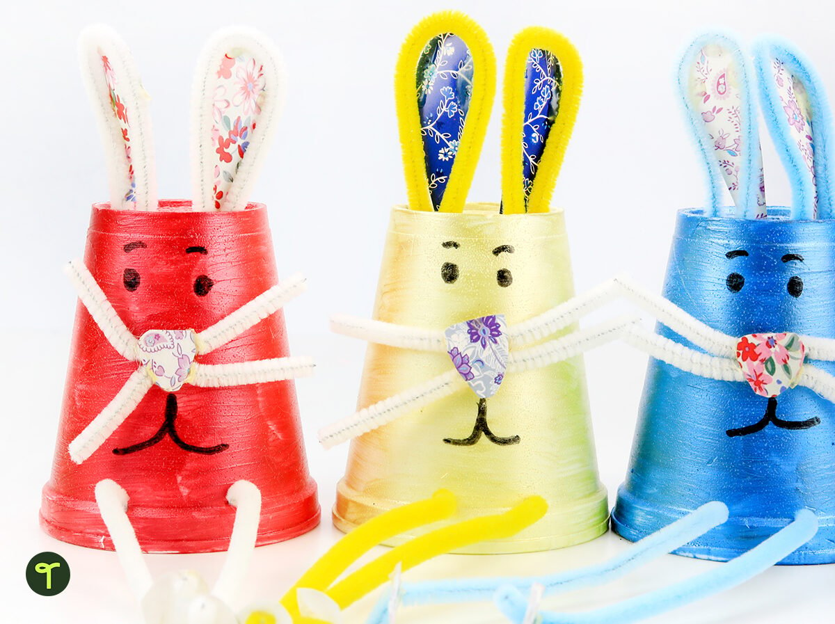 Easter Bunny Egg Cup Craft — Doodle and Stitch