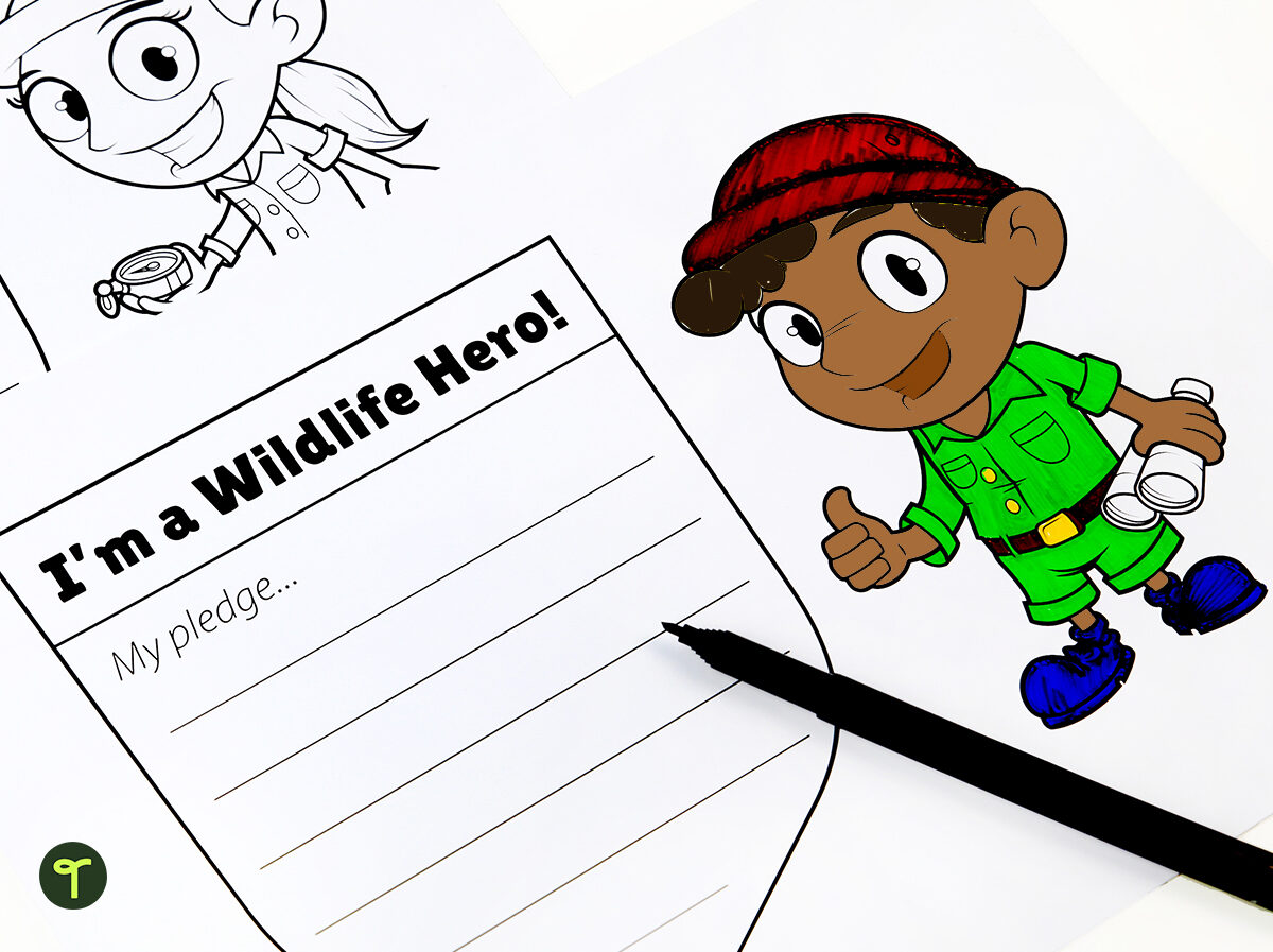 Wildlife hero pledge for kids