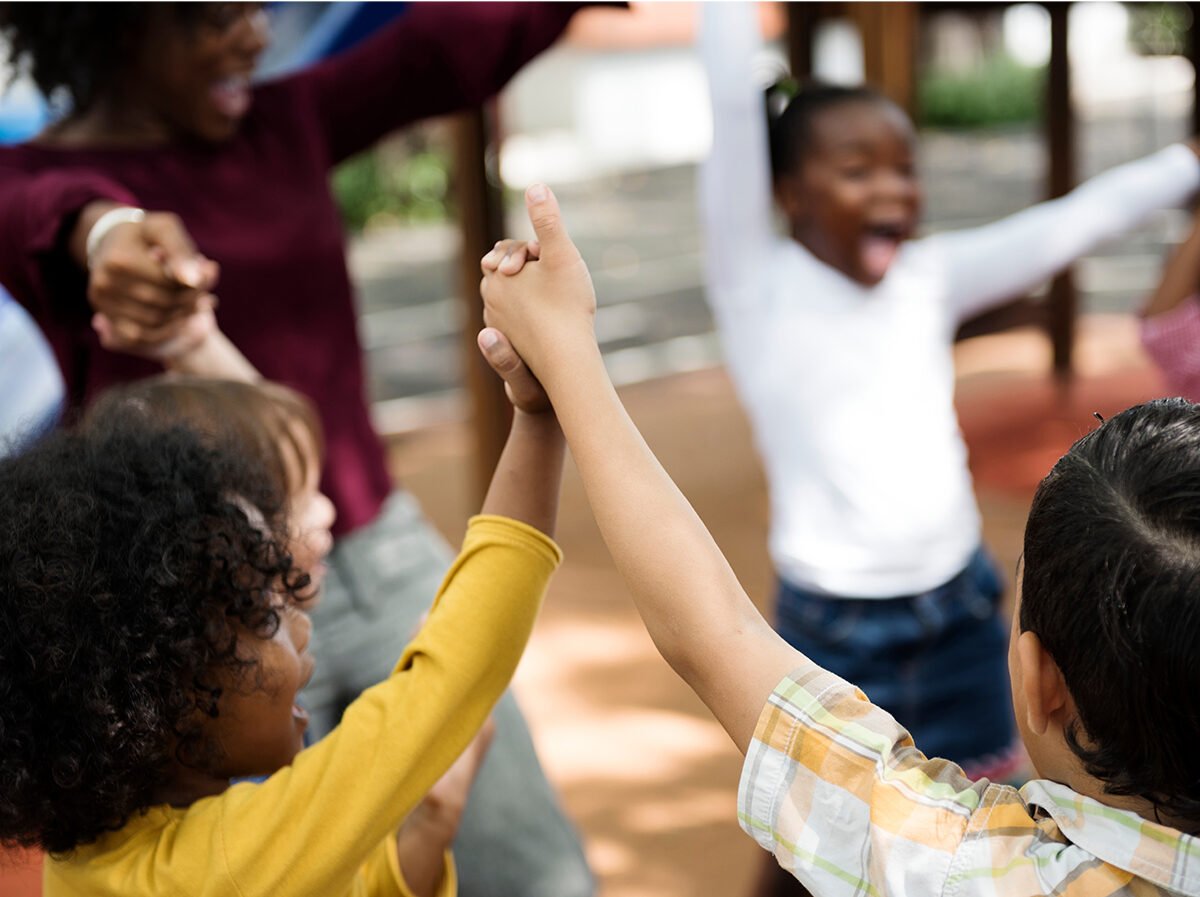 kids human knot activity