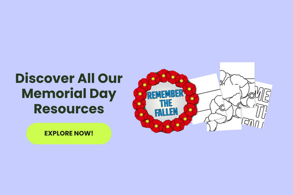 Memorial Day Resources with green 