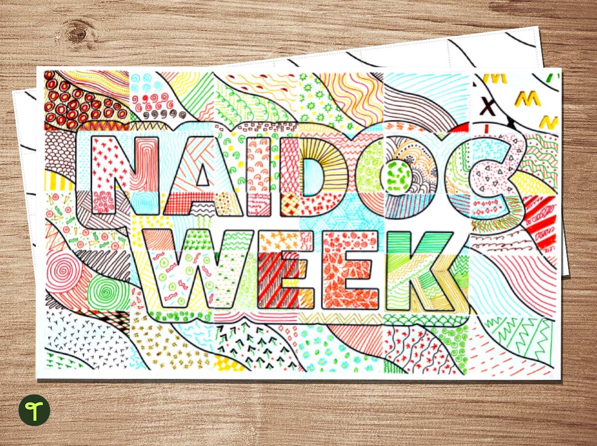 NAIDIC Week Colouring In Activity