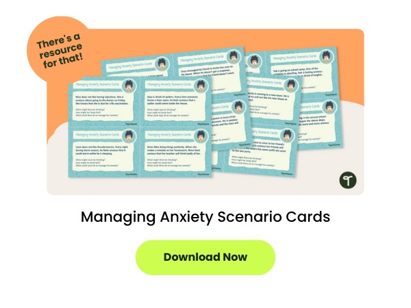 Managing Anxiety Scenario Cards