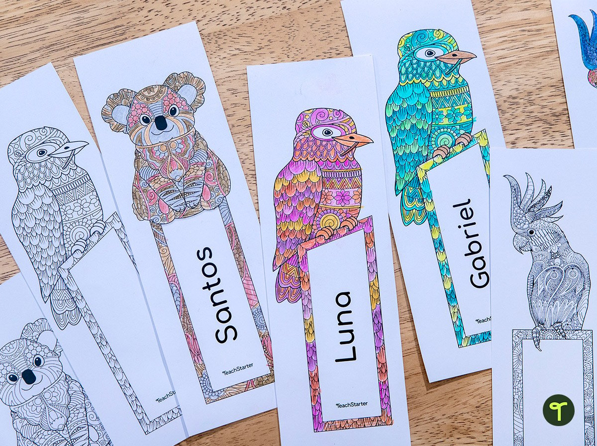 printable bookmarks for book week