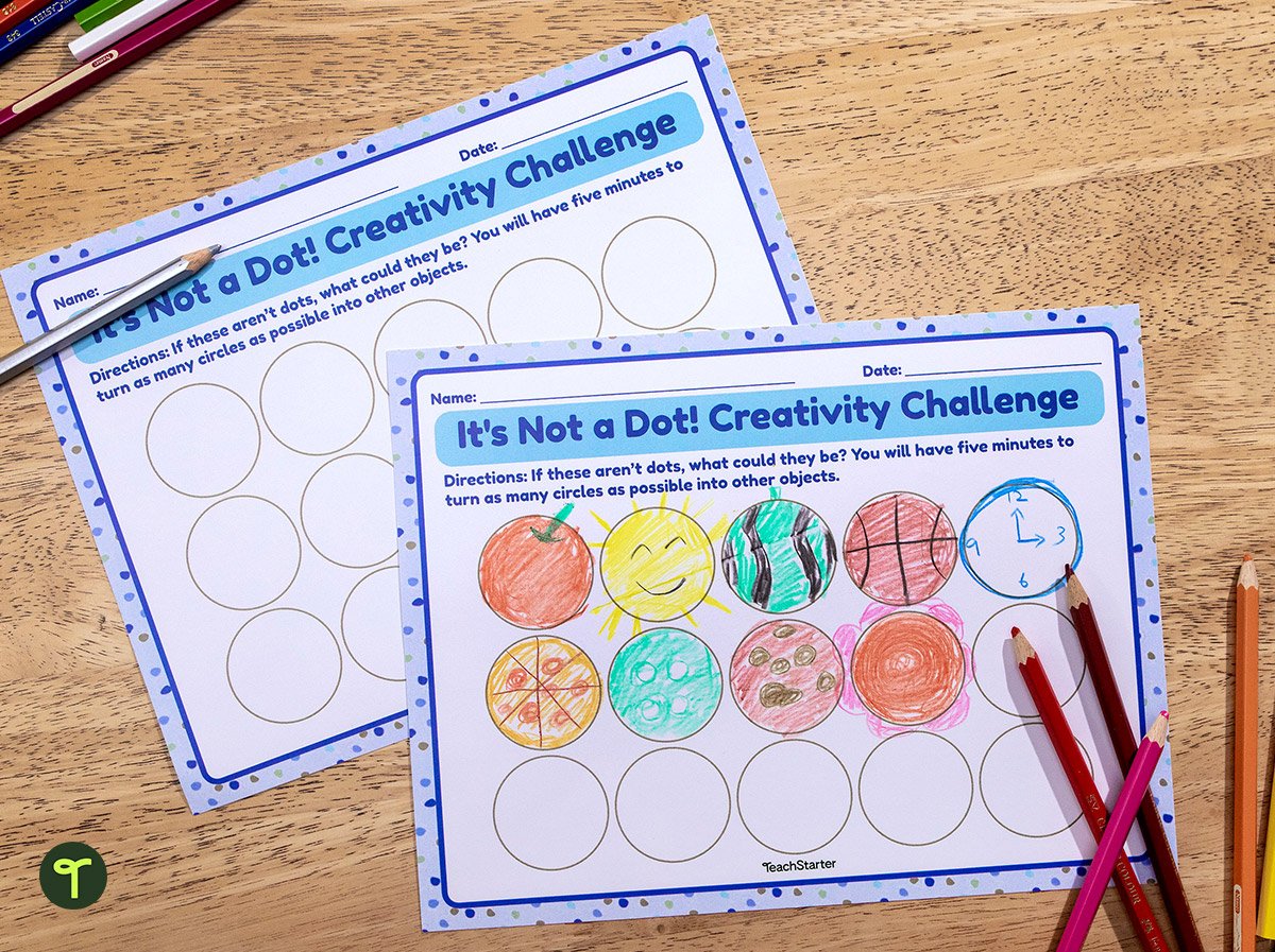 International Dot Day Creativity Challenge Early Years Teach Starter