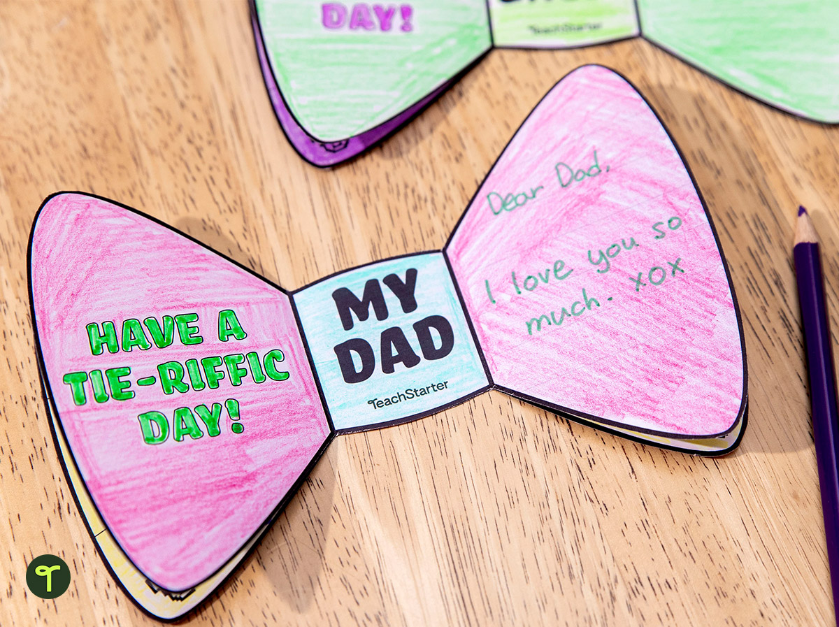 Father's Day Craft template