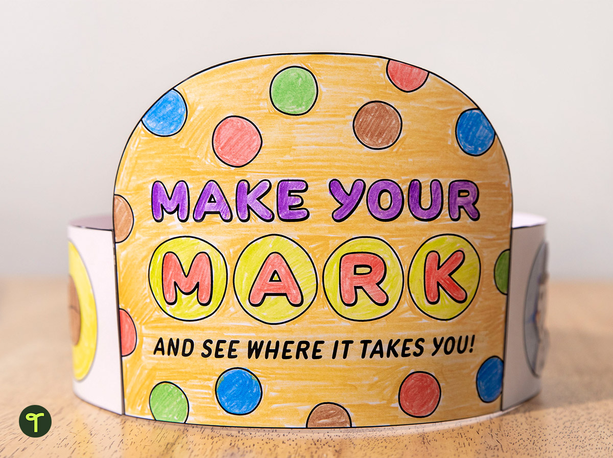 make your mark - dot day hat