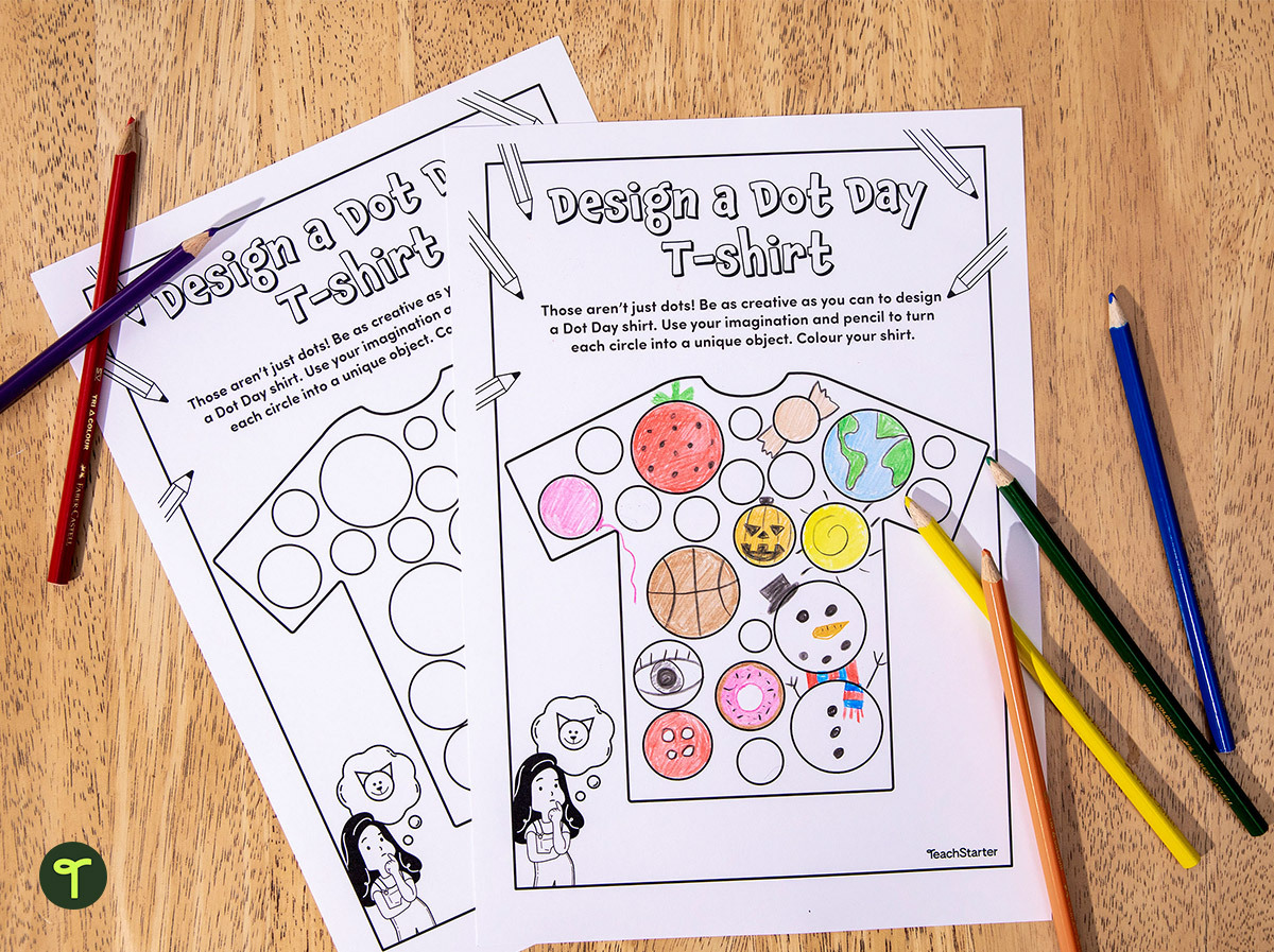 International Dot Day Craft Activity Idea Teach Starter