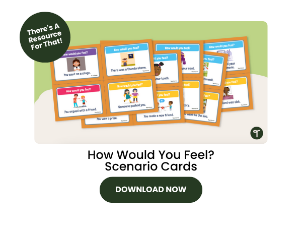 How Would You Feel Scenario Cards with green 