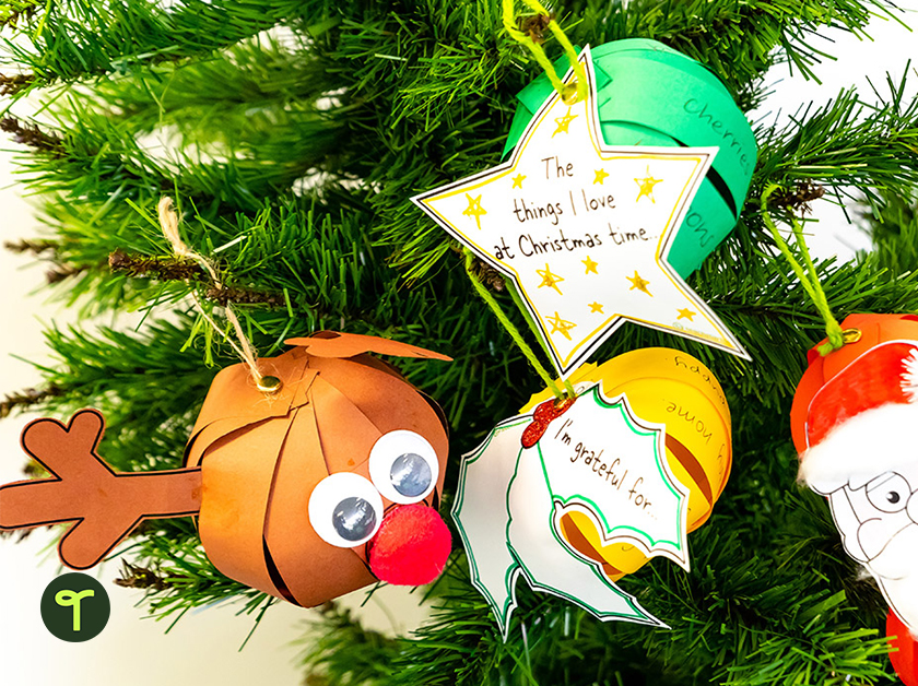 christmas tree ornaments templates