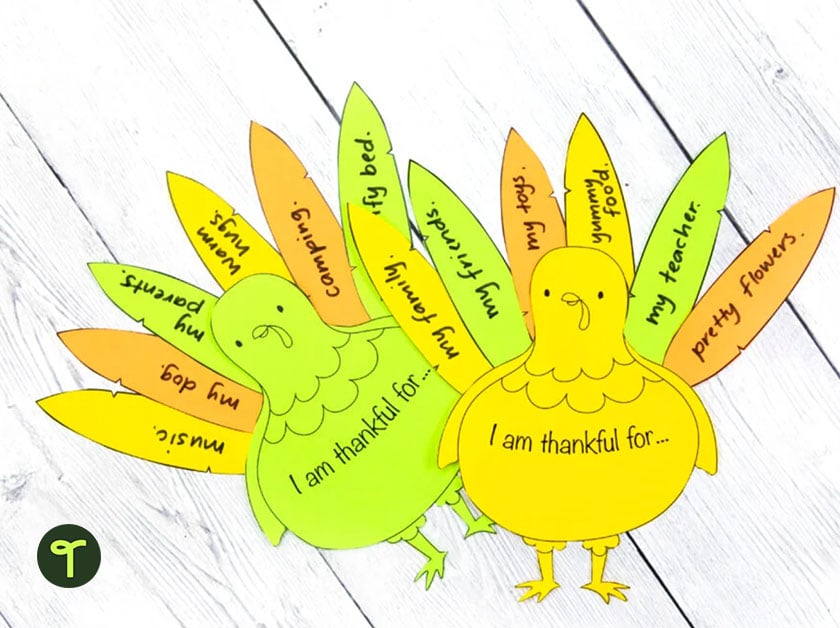 15 Turkey-Flavored Thanksgiving Activities for Middle School - Teaching  Expertise