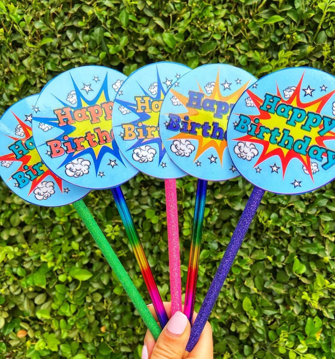 Birthday Pencil Topper Tags Student Birthday Gift EDITABLE