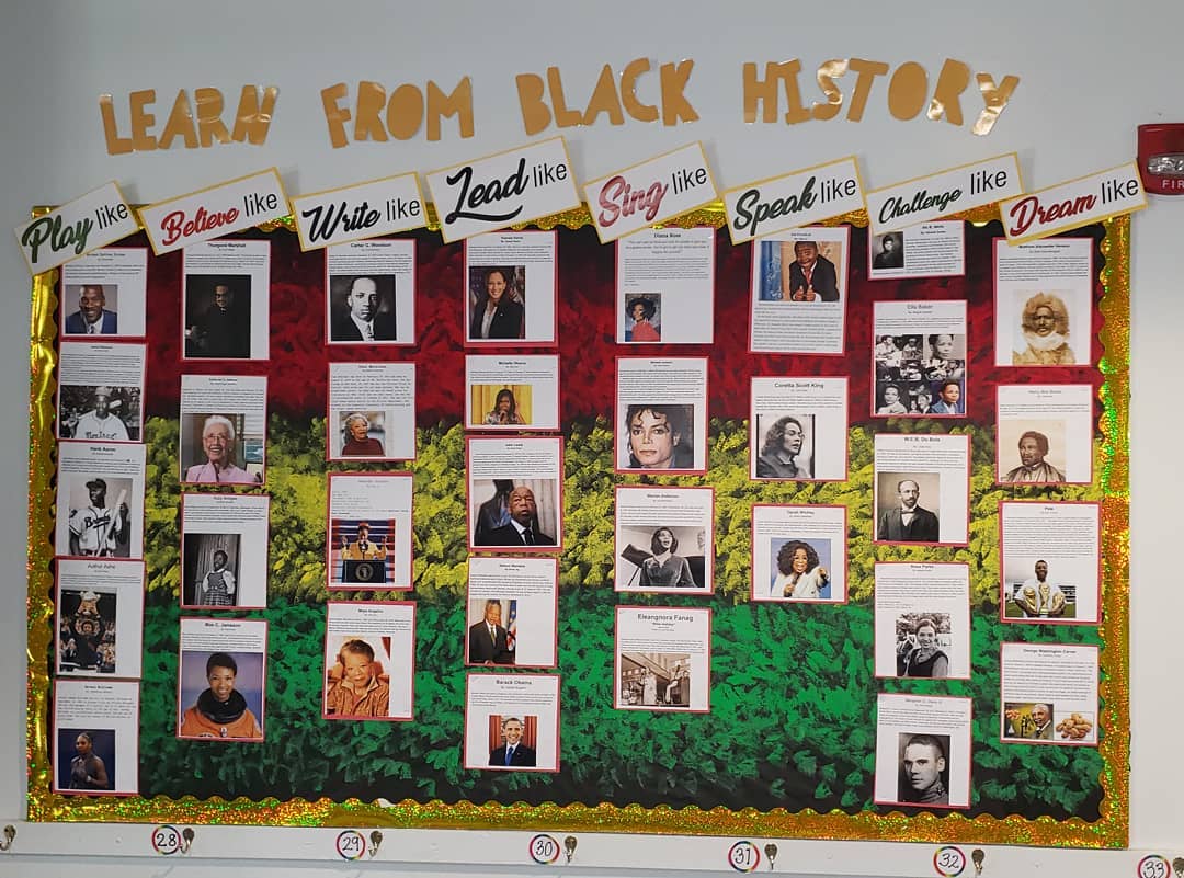 Learn From Black History Bulletin Board - Teach Starter