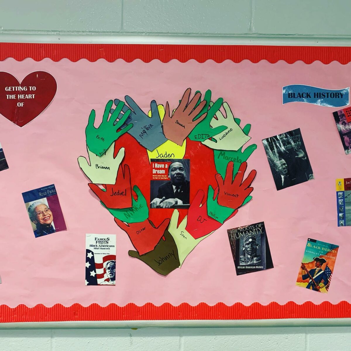 MLK Hand Heart Display - Teach Starter