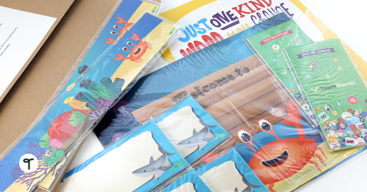 Ocean Classroom Theme Pack - Teach Starter