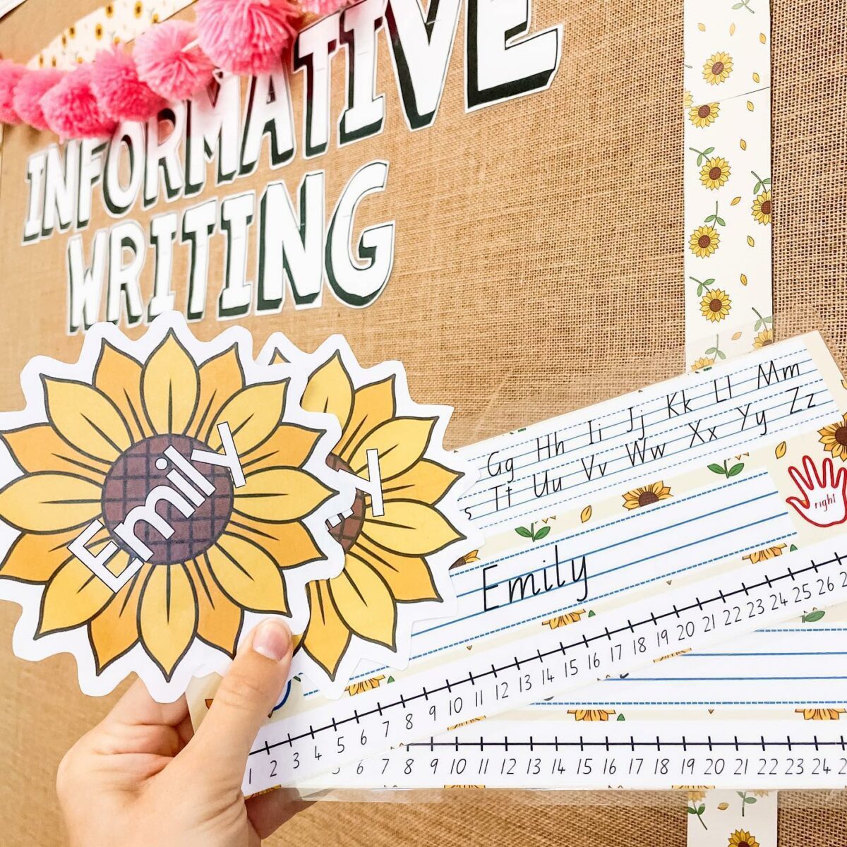 Sunflower Classroom Display Theme - Teach Starter