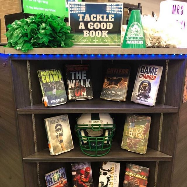 Football-Themed Library Book Display - Teach Starter