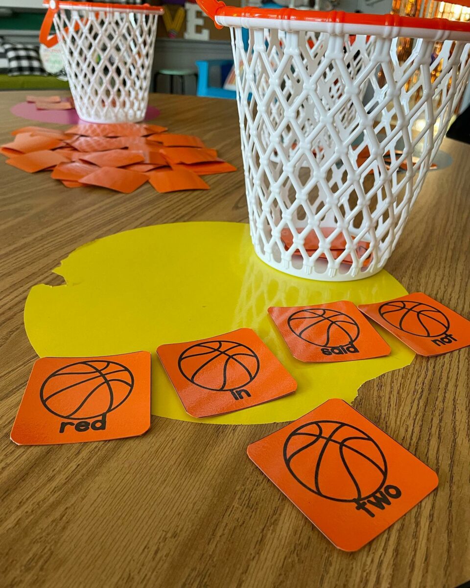 Basketball Game on Table - Teach Starter