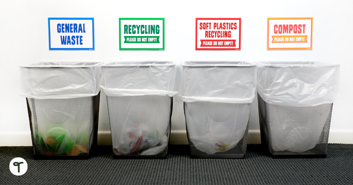 Garbage and Recycling Posters - Teach Starter