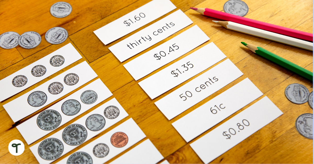 Learning Money Printable Activity - Teach Starter