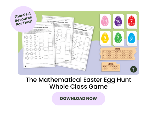 Mathematical Game Hunt with pink 