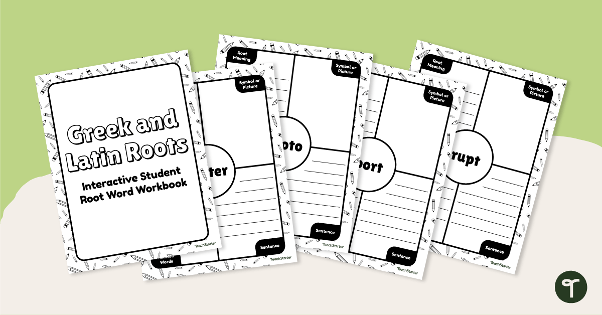 frayer model worksheets for greek and latin roots