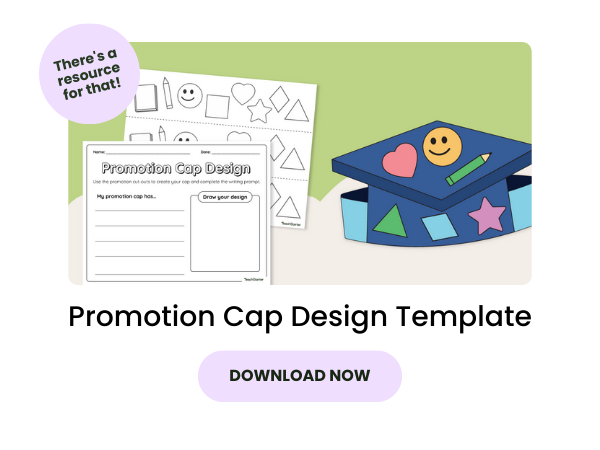 Promotion Cap Template Teach Starter