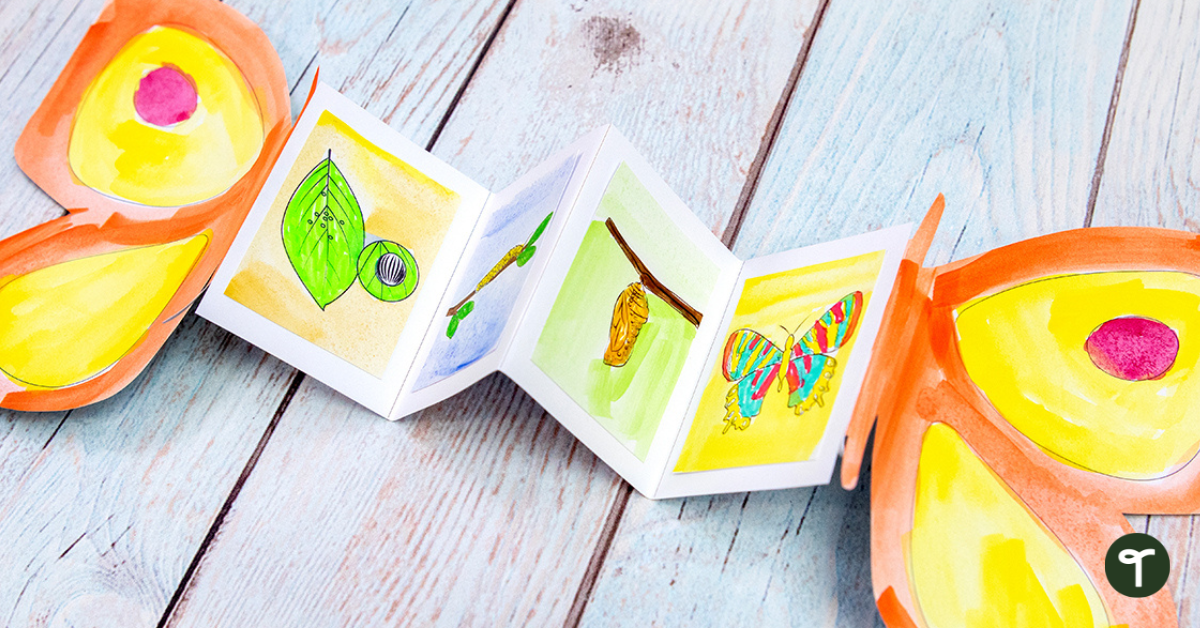 Butterfly Lifecycle Craft for Kids Teach Starter