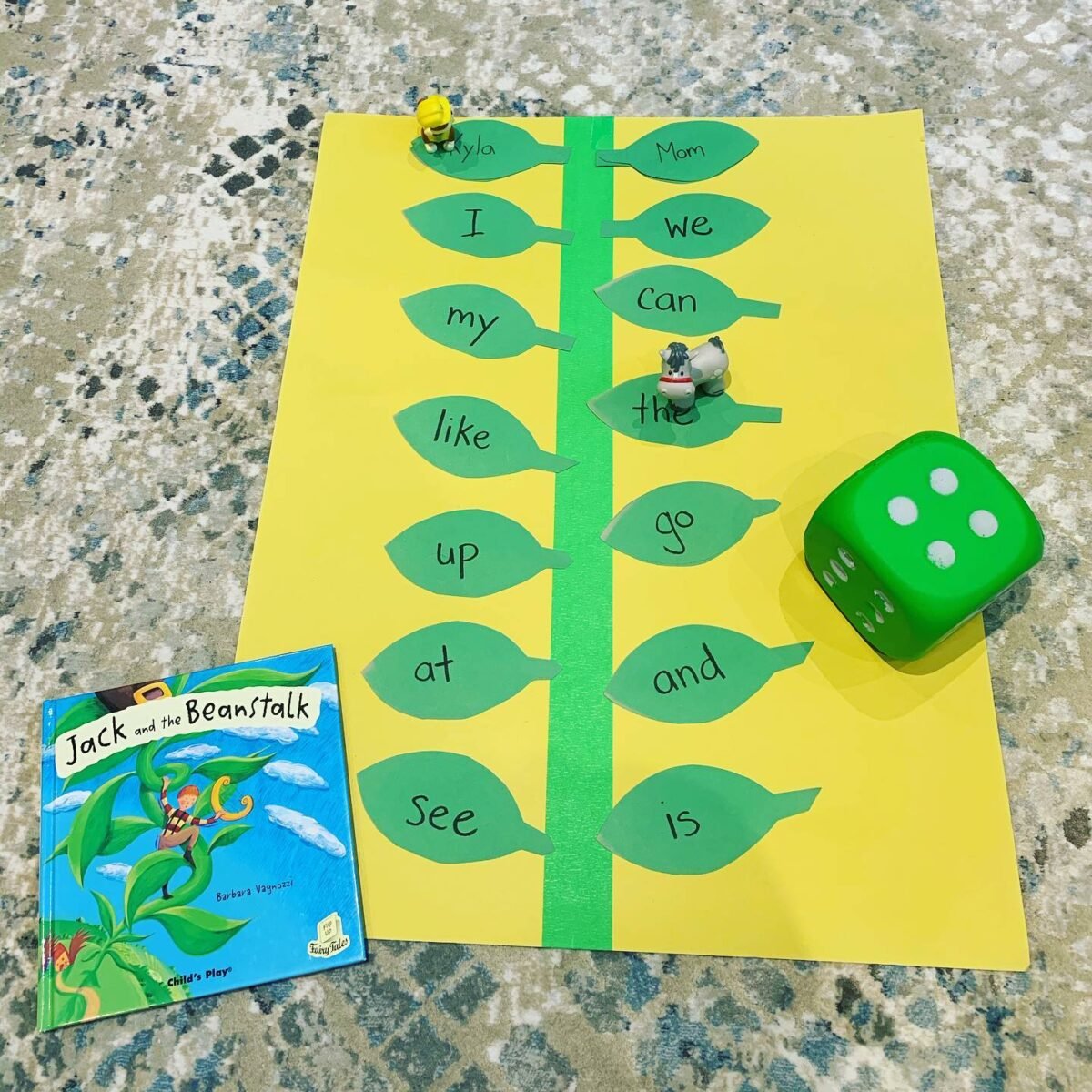 Jack and the Beanstalk Sight Word Game Teach Starter