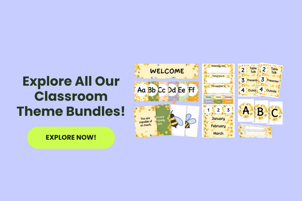 Classroom Theme Bundles with green 