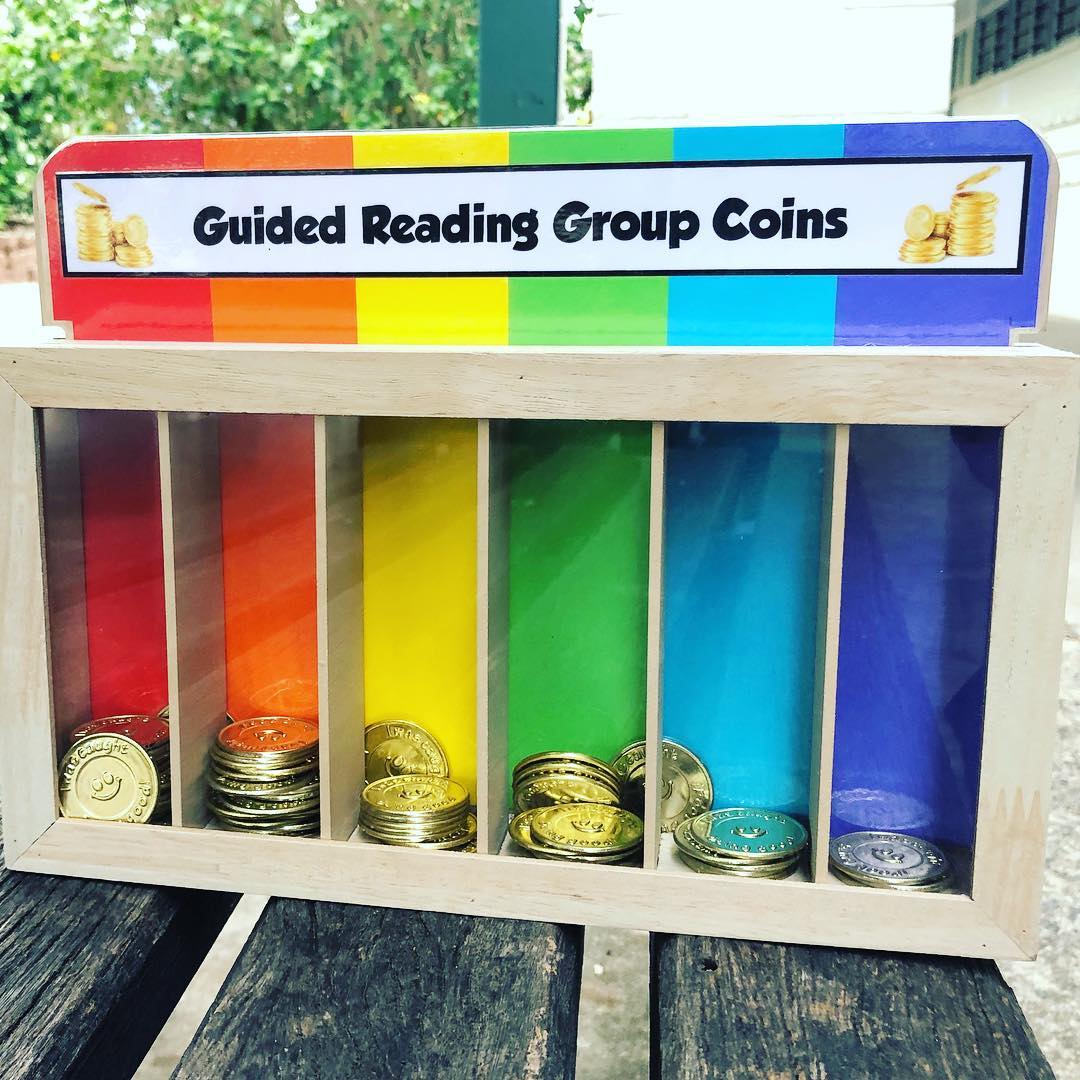 Kmart hacks for teachers: a wooden money box for guided reading