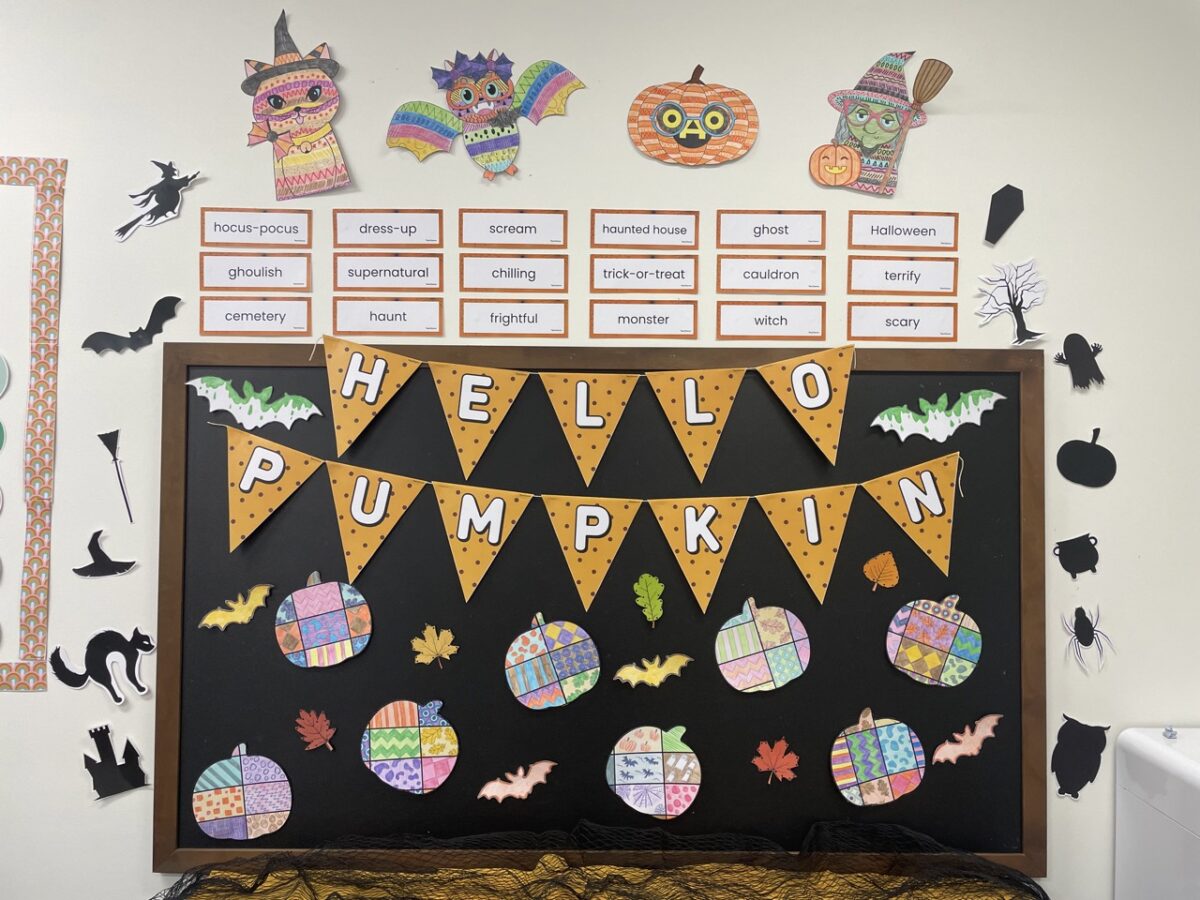 Halloween Pumpkin Bulletin Board Display