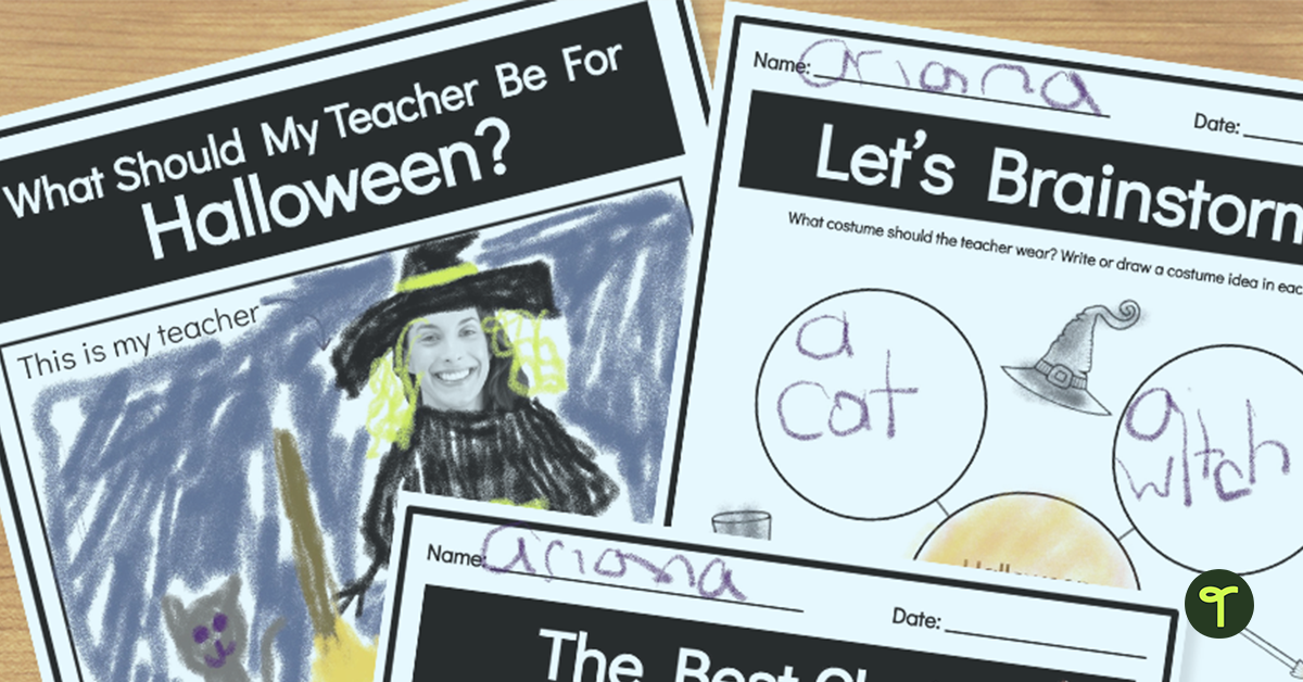 What Should My Teacher Be For Halloween Worksheets