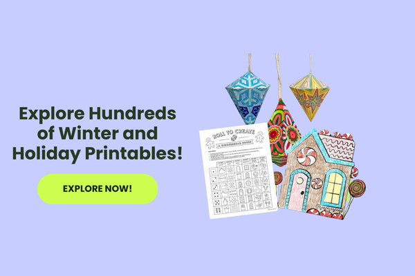 Explore hundreds of winter and holiday printables with green 