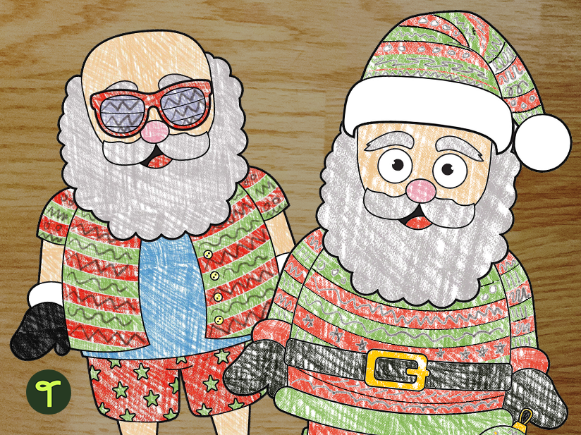 funky santa crafts for kids