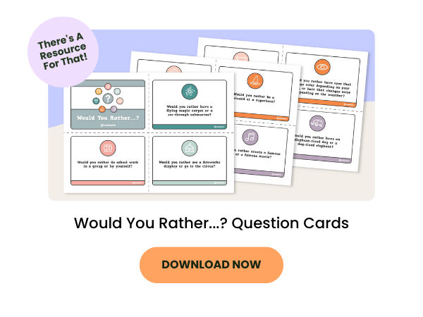 Would You Rather Printable Activity for Primary School Classrooms