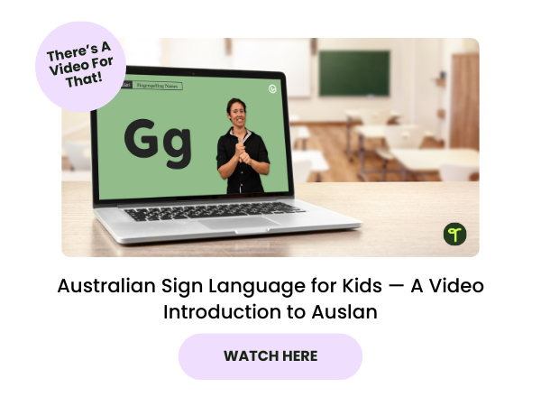 Australian Sign Language for Kids — A Video Introduction to Auslan