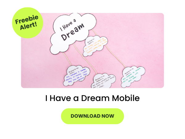 I Have a Dream Mobile Preview with green 