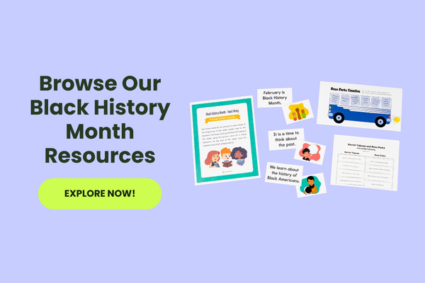 Black History Month Resource Collection with green 